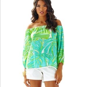 Lilly Pulitzer Enna Off Shoulder Top